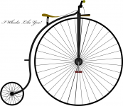 a penny farthing
