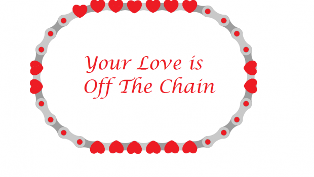A chain with hearts
